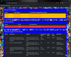 Picture of Custom Server Monitor Dashboard